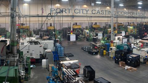 Port City Casting Corporation (pictured) boosted its employment by 12 percent over last year thanks to two Rural Business Guaranteed Loans totaling $9.6 million. 