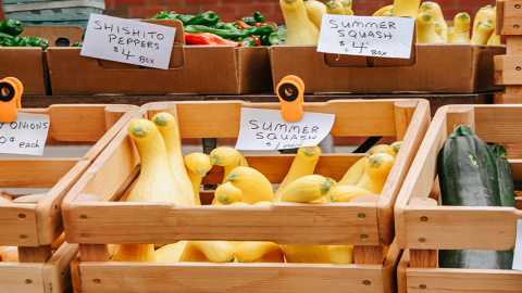 Vegetables in local food market